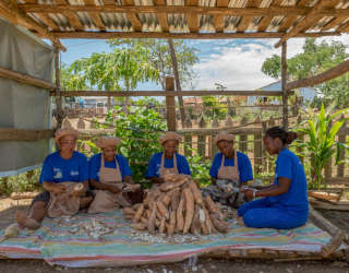 Программа P4P на Мадагаскаре направлена на расширение возможностей мелких фермеров и их доступа к сельскохозяйственным рынкам. Фото: ВПП ООН/Джулио д 'Адамо