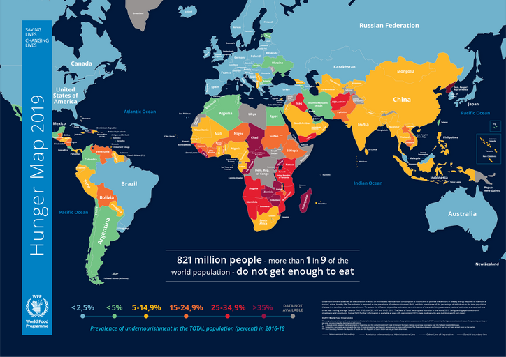 2019 - Карта голода