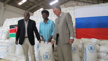 Дар Российской Федерации в виде муки стоимостью в 2 миллиона долларов поможет ВПП ООН бороться с голодом в Кении