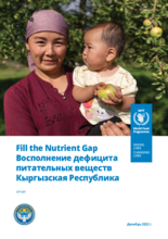 Анализ Восполнения дефицита питательных веществ в Кыргызской Республике